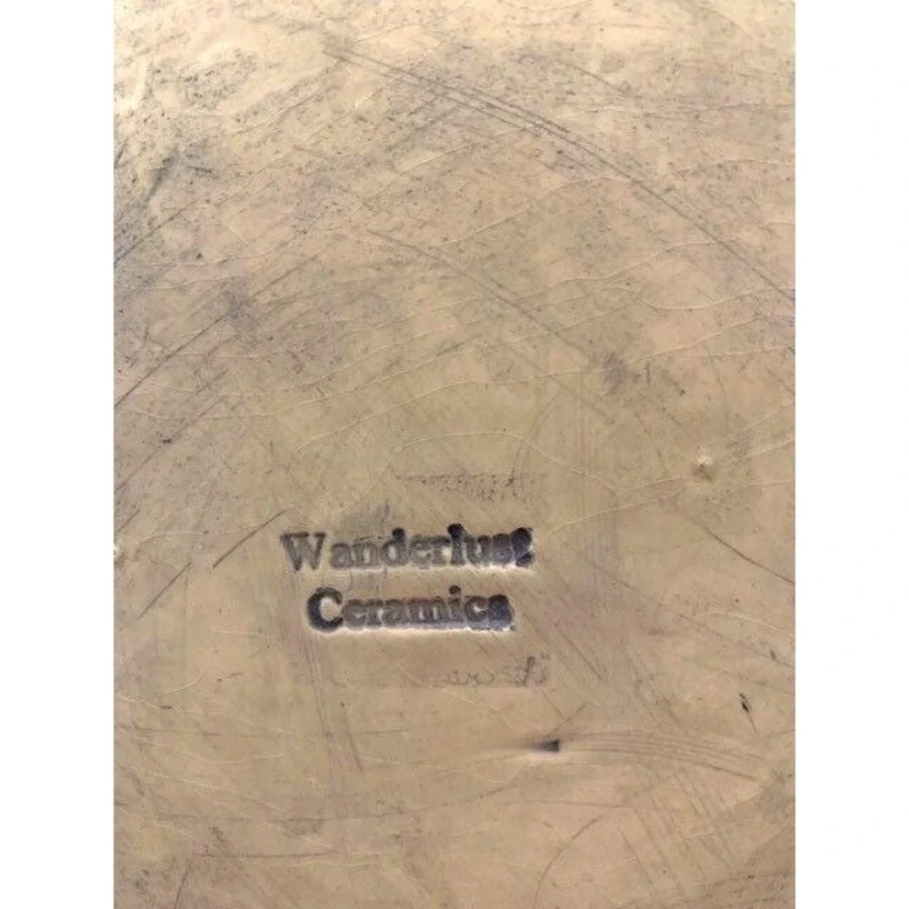 Wanderlust Ceramics Rhode Island vtg plate